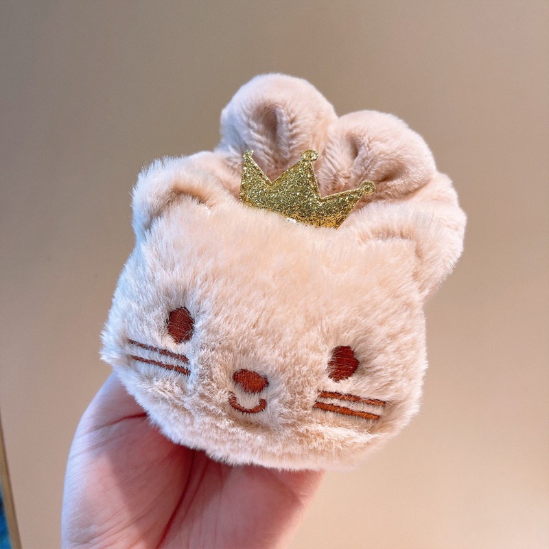 Dây Buộc Tóc Đuôi Ngựa Hình Mèo Nhồi Bông Đáng Yêu Giá Đỡ