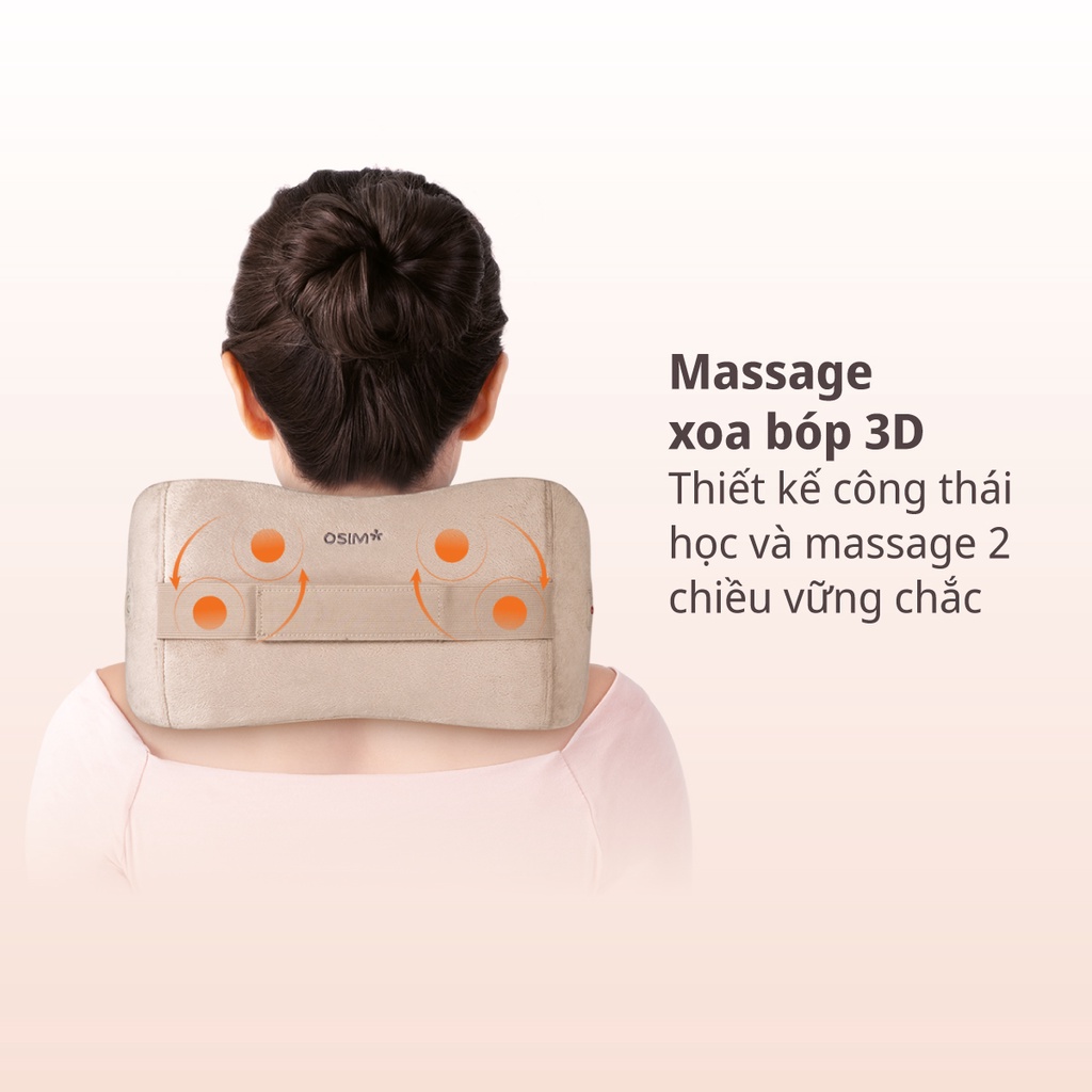 Gối massage Cổ & Vai OSIM uCozy 3D