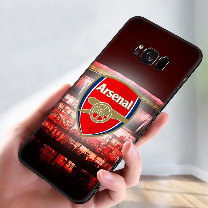 Samsung Galaxy S10 S9 S8 Plus S6 S7 Edge S10+ S9+ S8+ Casing Soft Case 5SF Arsenal FC mobile phone case