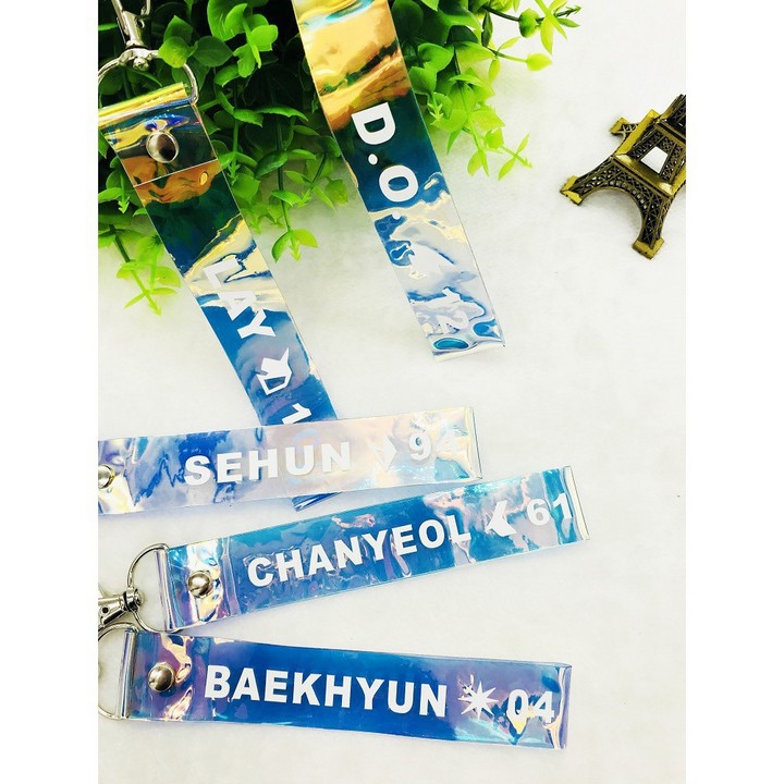 Dây treo Nametag E.XO strap nametag luhan móc khóa điện thoại