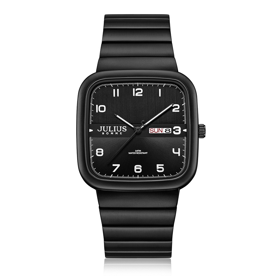 Đồng Hồ Nam JAH-141D Julius Hàn Quốc (Đen)