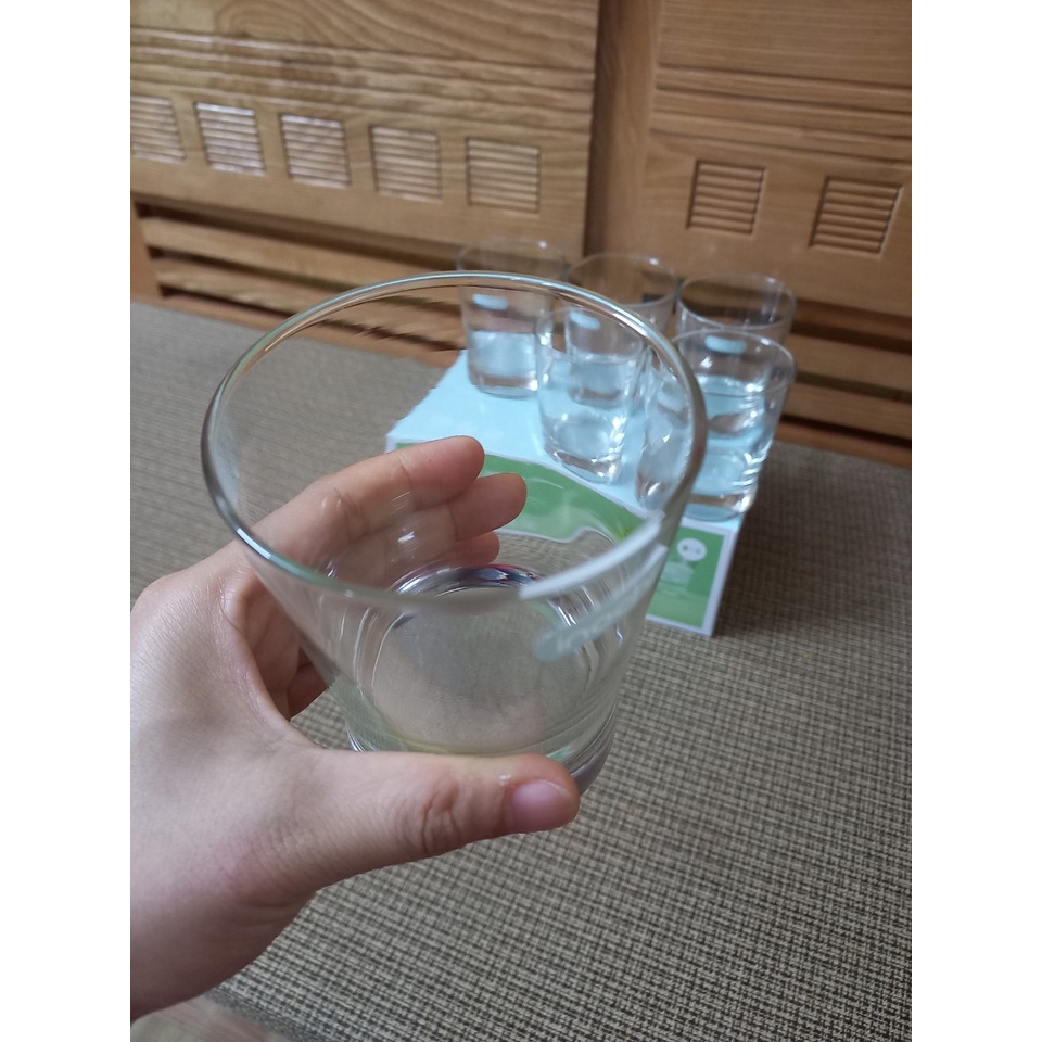 Bộ 6 cốc thuỷ tinh Inochi Hakone Glow 360 ML