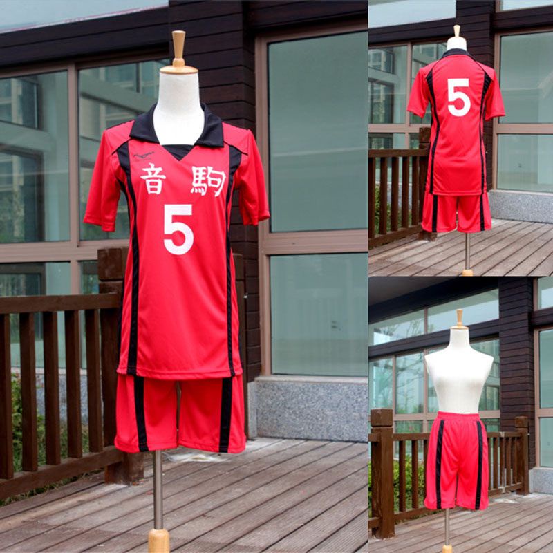 Haikyuu cao cấp Trường Nekoma Số 5 Kenma Kozume Đội Cosplay Trang Phục