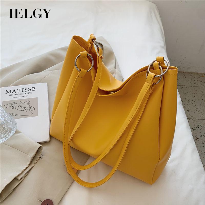 Túi tote cỡ lớn phong cách Hàn Quốc hợp thời trang dễ phối đồ IELGY