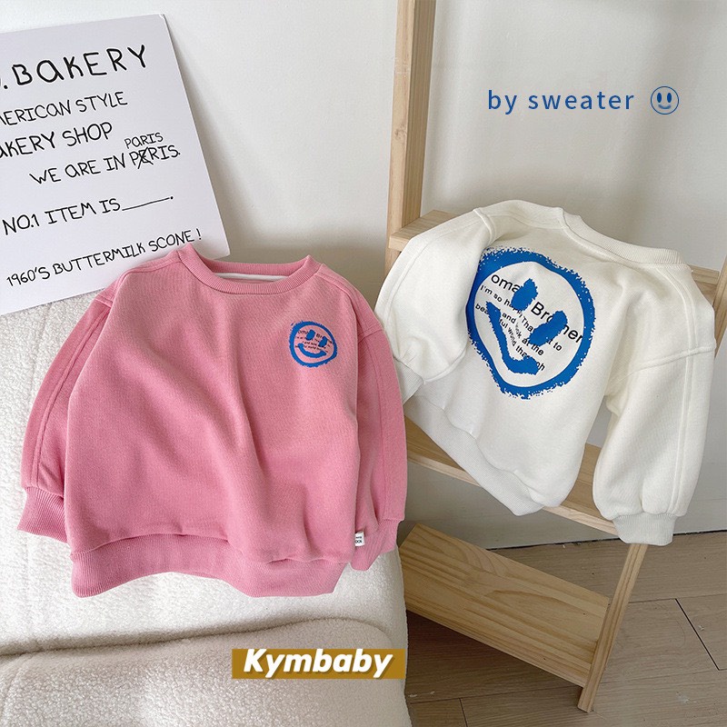 Áo sweater mặt cười cho bé A849