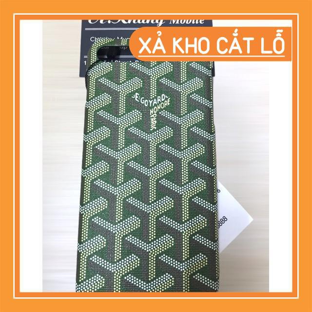 [ Kho sẳn-HCM]  Ốp da Goyard siêu đẹp cho iphone 7+/8+(ảnh thật)