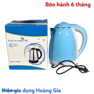 Ấm siêu tốc hai lớp Pana SM-04 màu xanh tiết kiệm điện dung tích 1,8 lít bảo hành 6 tháng chất lượng tốt
