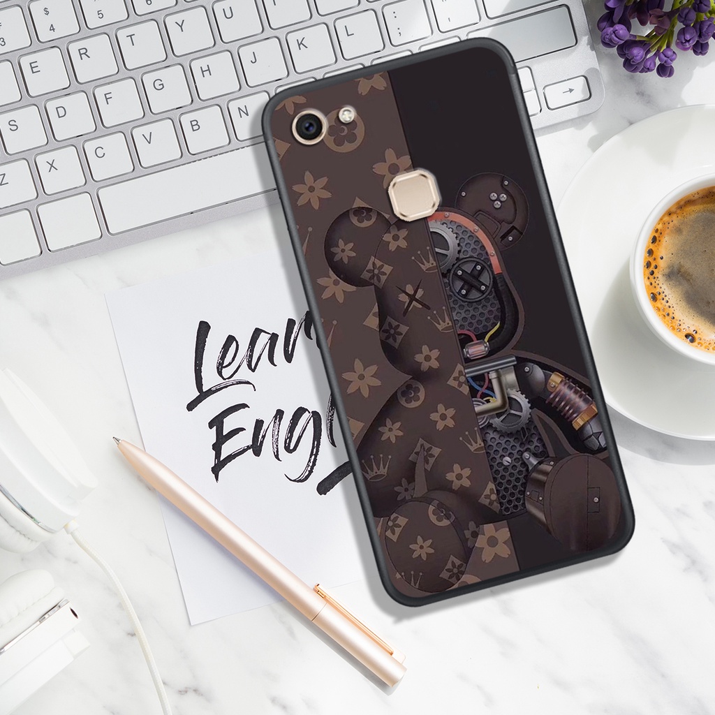 [HOT]ỐP VIVO V7 - V7 PLUS - V9 - Y85 - Y97 - V11i , In Hình Gấu Robot họa tiết L-V màu sắc cực đẹp.