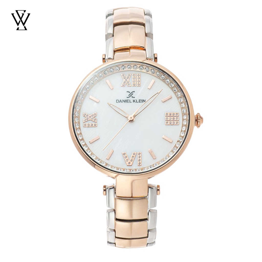 Đồng Hồ Quartz Nữ Daniel Klein WATCHSTORE DK.1.12286.4 Thiết Kế Mặt Kính Khoáng 35mm, Dây Kim Loại Và Vỏ Thép Không Gỉ
