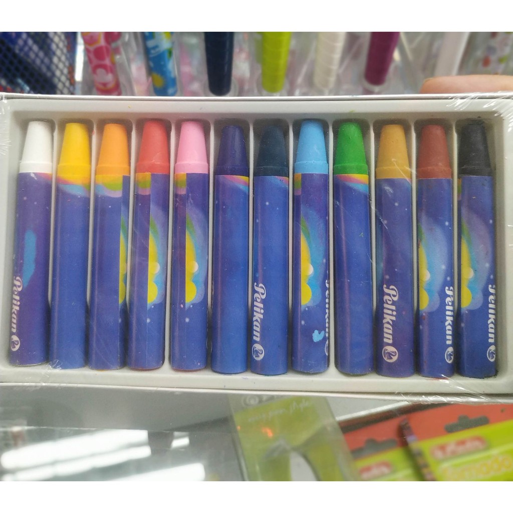 Sáp màu nước Pelikan 12 màu