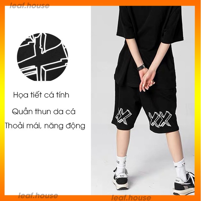 [Mẫu Đặc Biệt] Quần short Nam Nữ Chất Thun Ống Rộng Phong Cách Hàn Quốc, Hip Hop Năng Động QSs12 | BigBuy360 - bigbuy360.vn