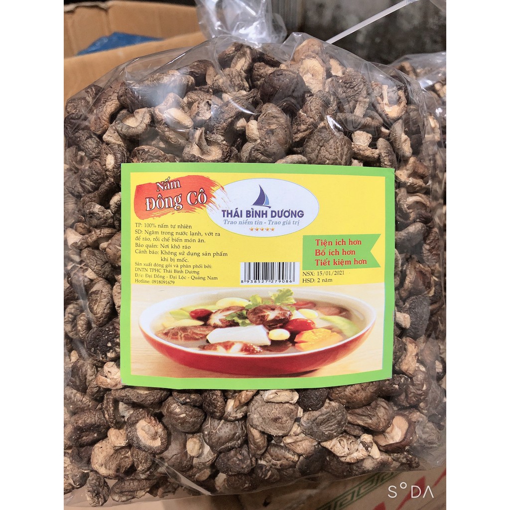 Nấm đông cô Khô 500g - 1Kg ( Nấm hương khô) Thái Bình dương