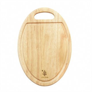 THỚT OVAL CÓ RÃNH 280 GỖ ĐỨC THÀNH 01255