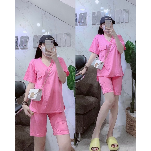 Set Thun Ngố Set Đồ Bộ Nữ Set Đồ Bộ Quần Lửng Ngố Mặc Nhà (Cao Cấp - Hàng Chuẩn Đẹp)