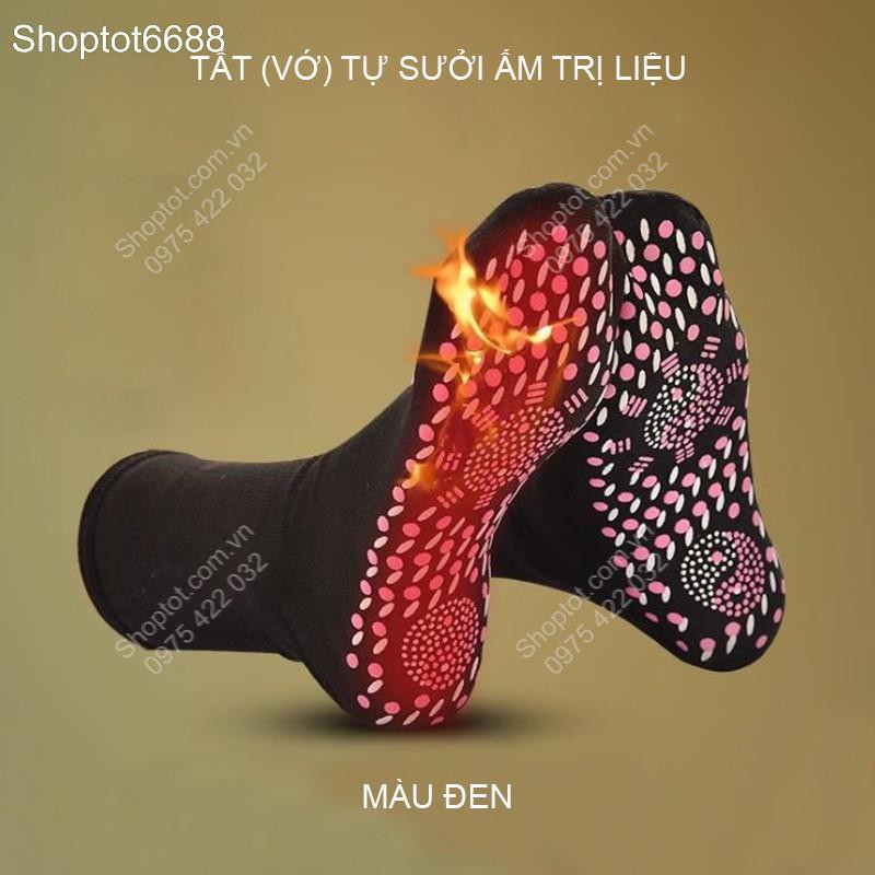 TẤT - VỚ TỰ SINH NHIỆT SƯỞI ẤM VÀ MASSAGE TRỊ LIỆU CHÂN TSN01 (Kho hàng Hà nội)