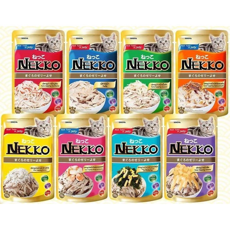 Thức ăn ướt , pate Nekko cho mèo (Thùng)