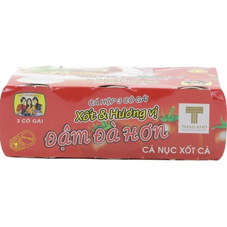 CÁ NỤC SỐT CÀ BA CÔ GÁI - LON 155GR*3