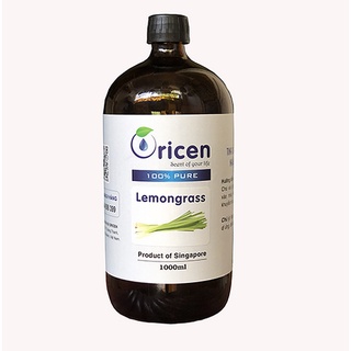 Tinh dầu Sả Chanh Oricen 1000ml - Giúp kháng khuẩn và xua đuổi côn trùng
