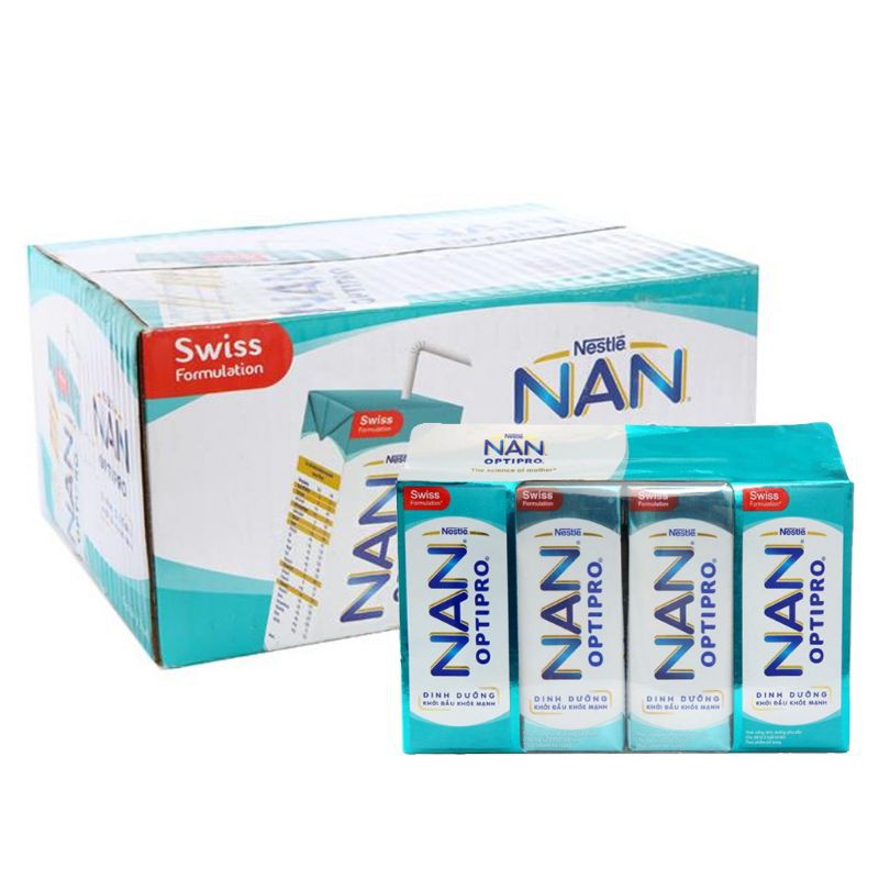 thùng sữa nan optipro pha sẵn 180ml×24 hộp date moi