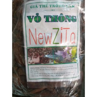 Vỏ thông trồng lan - giá thể trồng lan