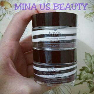 [Mini 25g] Mặt nạ detox, thu nhỏ lcl Boscia Charcoal Pore Pudding Intensive Wash-Off Treatment