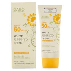 Kem Chống Nắng DABO WHITE SUNBLOCK CREAM SPF50