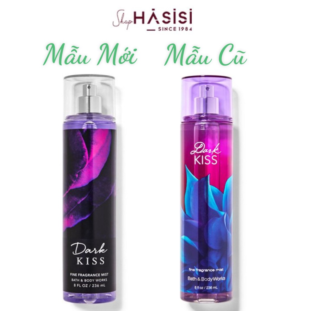 Xịt Thơm Toàn Thân BATH &amp; BODY WORKS FINE FRAGRANCE MIST DARK KISS 236ml