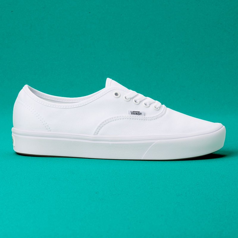 Giày Sneakers Unisex Vans Authentic Comfycush All White - VN0A3WM7VNG