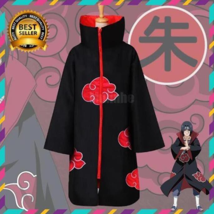 GIA TỐT Áo choàng cosplay akatsuki itachi phim Naruto cực chất mẫu siêu HOT CÓ SẴN