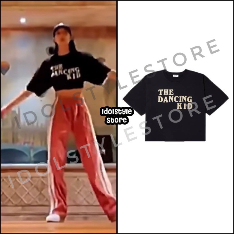 (Quà tặng kèm hình BLackpink)dancing croptop lisa blackpinn
