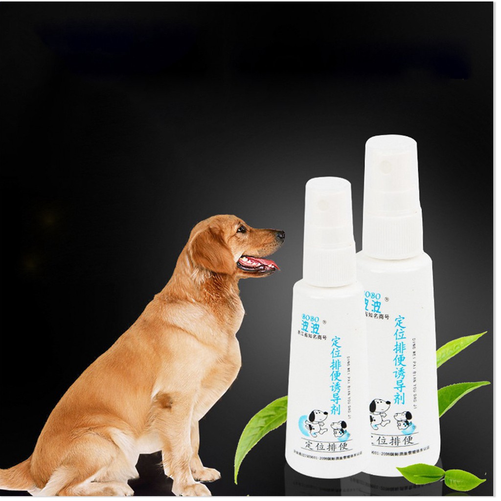 {Bán sỉ} Chai xịt vệ sinh Bobo giúp thú cưng đi vệ sinh đúng chỗ thế hệ mới 120ml và 50ml