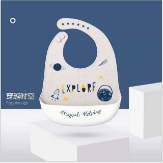 Yếm máng silicone cho bé