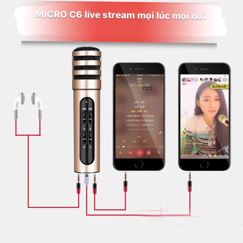 Mic Thu Âm 3In1 Livestream