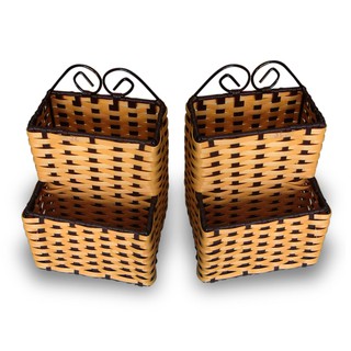 Ống đũa 2 tầng 12.2 x 12.2 x 18.5cm to giả mây Rẻ - CoLe