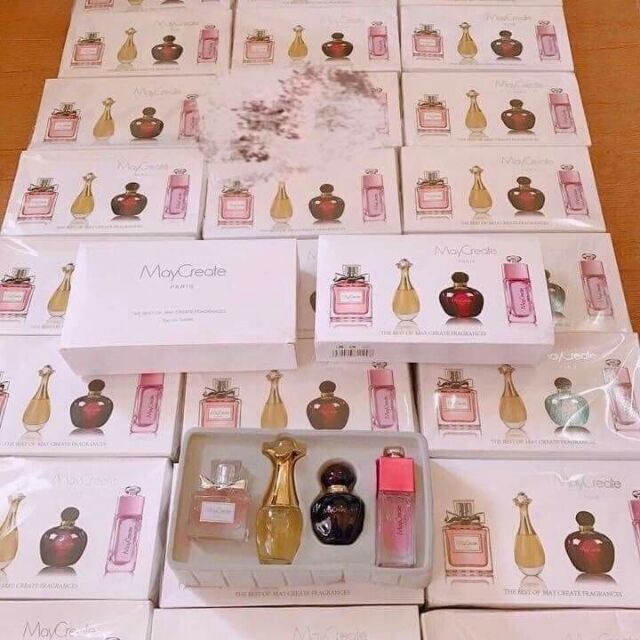 SET 4 CHAI NƯỚC HOA MAYCREATE mùi thơm lâu