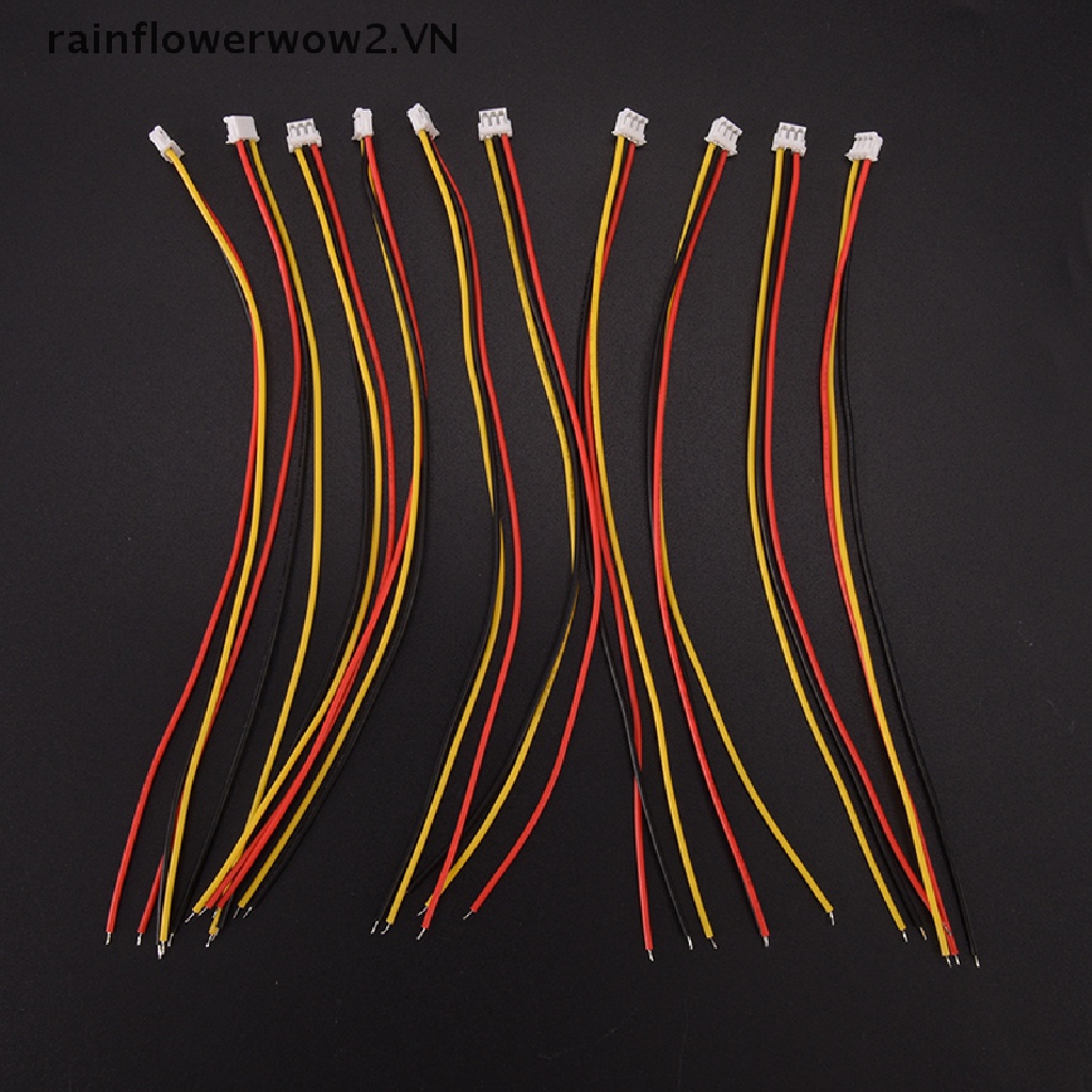 Bộ 10 đầu nối micro ZH 1.5mm 3-Pin JST chất lượng