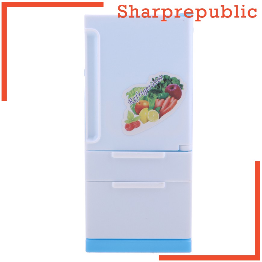 Tủ Lạnh Mini Màu Trắng Bằng Nhựa Cho Bé