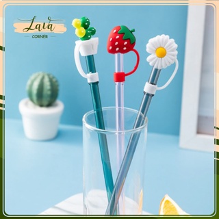 Nắp Đậy Ống Hút Silicon Hoạt Hình Đáng Yêu - Dễ Thương