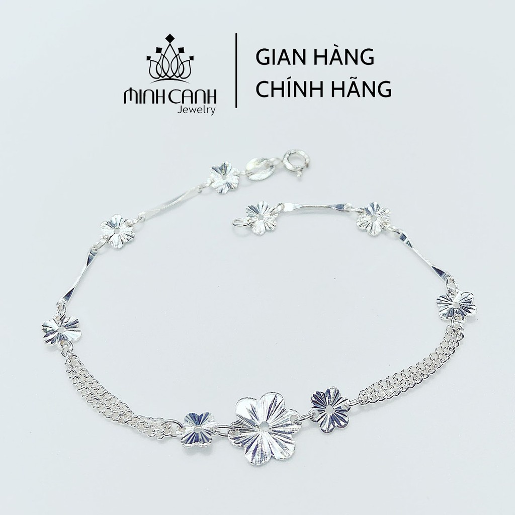 Lắc Chân Bạc Nữ Hoa Phay - Minh Canh Jewelry