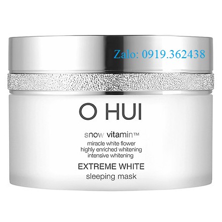 Mặt nạ ngủ dưỡng trắng da Ohui Extreme White Sleeping Mask