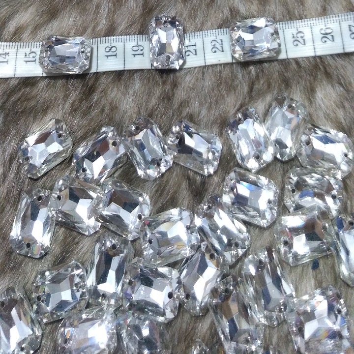 Pha lê - trắng chữ nhật