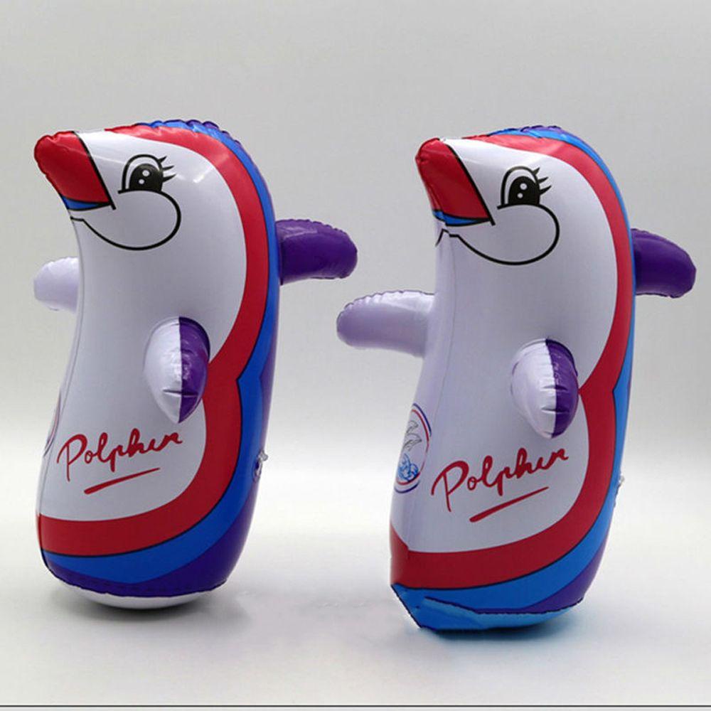 Đồ Chơi Lật Đật Bơm Hơi Bằng Nhựa Mềm Cho Bé