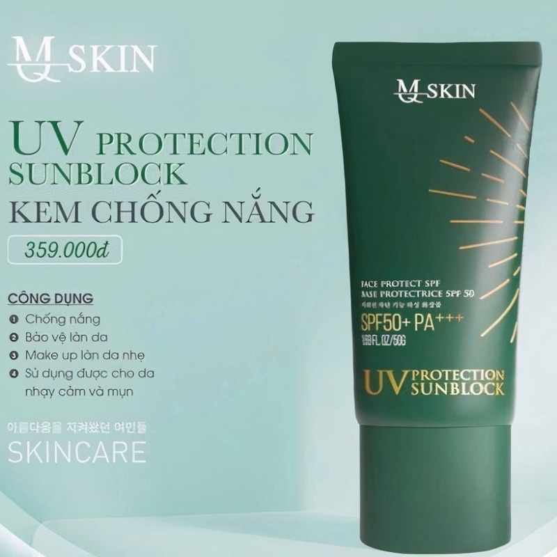 KEM CHỐNG NẮNG NHÂN SÂM SPF50 +