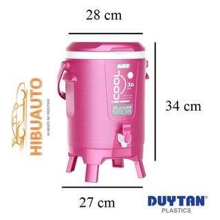 Bình Đá Duy Tân Icool Màu Nhũ 6 Lít (24 x 26 x 29 cm) No.929 Giữ Lạnh 24h