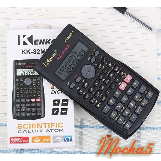 Máy tính kế toán cầm tay học sinh Kenko KK-82MS-D bỏ túi nhỏ gọn tương đương FX 500MS