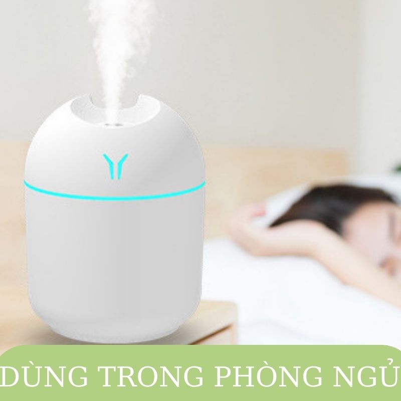 Máy Xông Tinh Dầu Mini Cho Phòng Ngủ Và Phòng Làm Việc Máy Khuếch Tán Tinh Dầu Phun Sương Tỏa Hương Đuổi Muỗi