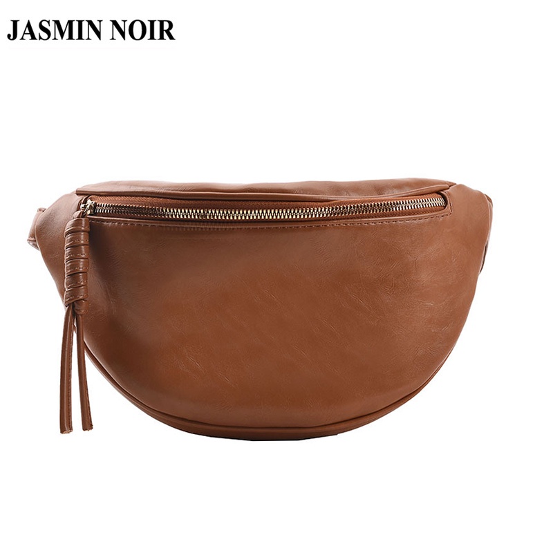 Túi đeo chéo JASMIN NOIR bằng da PU kiểu dáng nhỏ nhắn thời trang đơn giản cho nữ