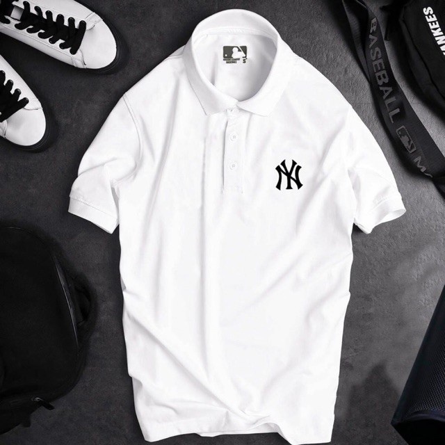 Áo thun POLO trơn chất cá sấu cho nam, áo POLO NY | BigBuy360 - bigbuy360.vn