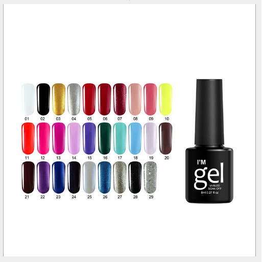 Sơn móng gel cao cấp I'm Gel 8ml -  29 màu