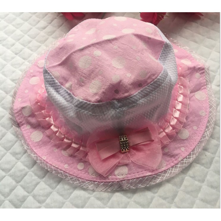 Mũ lưới mùa hè cho bé gái